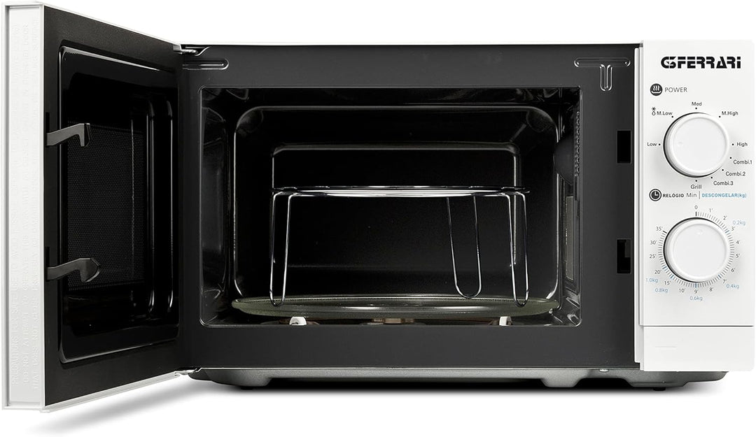 G3 Ferrari G10174 Kombi-Mikrowelle Otello Grill, 20 Liter, 700W Mikrowelle, 1000W Grill, 3 Garfunkti