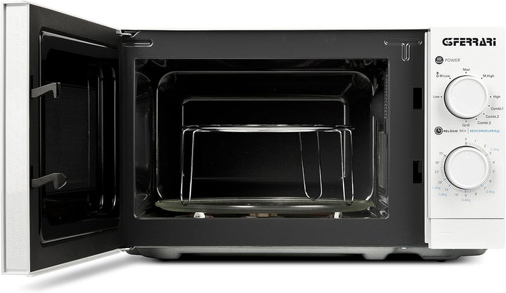G3 Ferrari G10174 Kombi-Mikrowelle Otello Grill, 20 Liter, 700W Mikrowelle, 1000W Grill, 3 Garfunkti