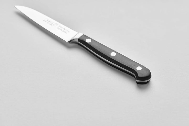 HEISO Gemüsemesser - handgeschmiedet in Solingen - rostfreie 9cm Klinge - Scharfes Messer - Made in