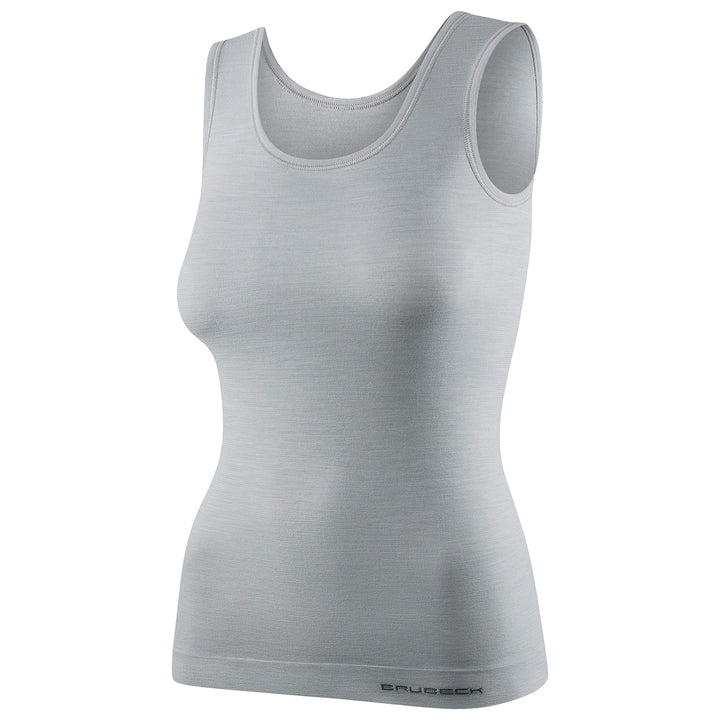 BRUBECK Damen Tank-Top | Ärmellos | Atmungsaktiv | Sport | Funktionsunterhemd | Oberteil | 41% Merin
