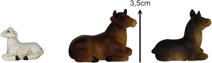 ZICOM Krippenfigurenset Haifa barock ca. 8cm 12-TLG. Polyresin, handbemalt