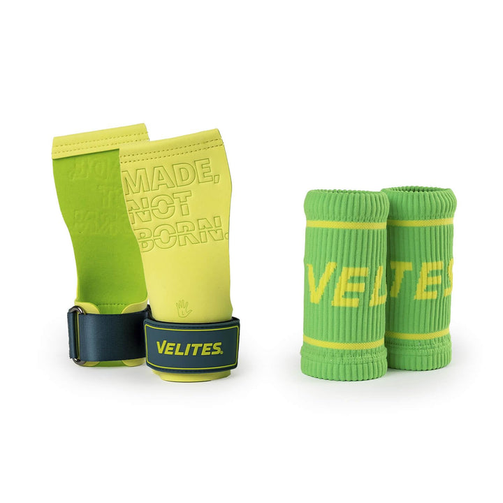 Velites | Handgrips Quad Pro + handgelenkbandage | Gleichgewicht zwischen Flexibilität, Komfort und