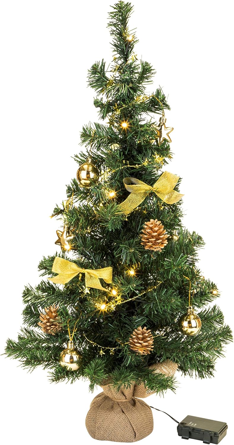 Bambelaa! Weihnachtsbaum Künstlich Mit Beleuchtung Geschmückt Tannenbaum Dekoriert Christbaum Beleuc