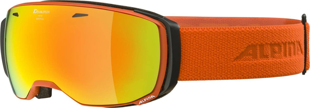 ALPINA ESTETICA Q-LITE - Verspiegelte, Kontrastverstärkende OTG Skibrille Mit 100% UV-Schutz Für Erw