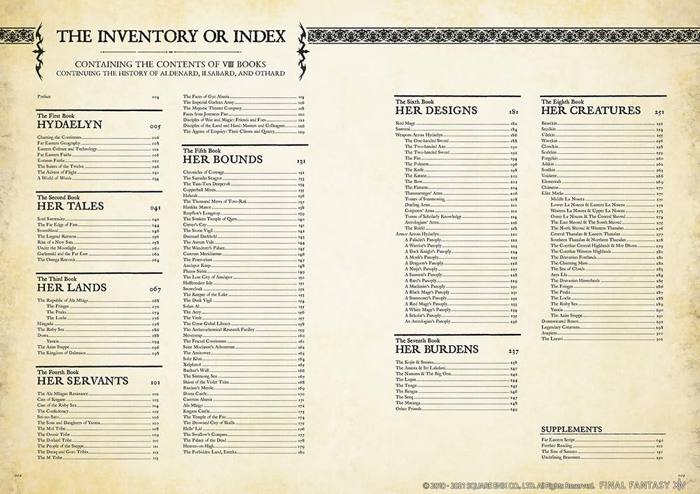 Encyclopaedia Eorzea ~The World of Final Fantasy XIV~ Volume II, Gebundenes Buch