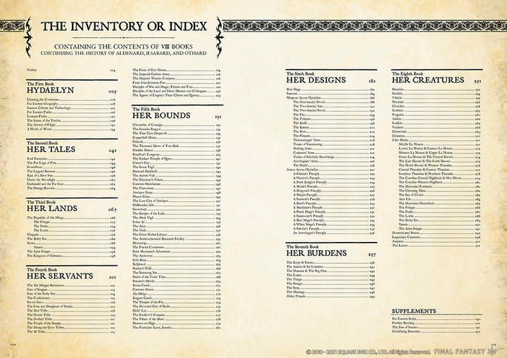 Encyclopaedia Eorzea ~The World of Final Fantasy XIV~ Volume II, Gebundenes Buch