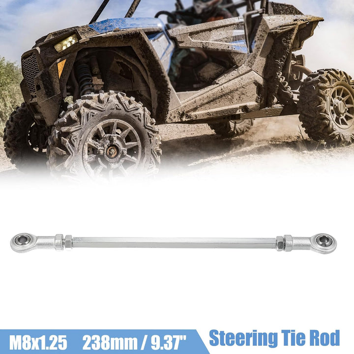 Motoforti 2 Stück Auto M8 Lenkstange für 49cc Elektro ATV Go Kart 238 mm, 238 mm