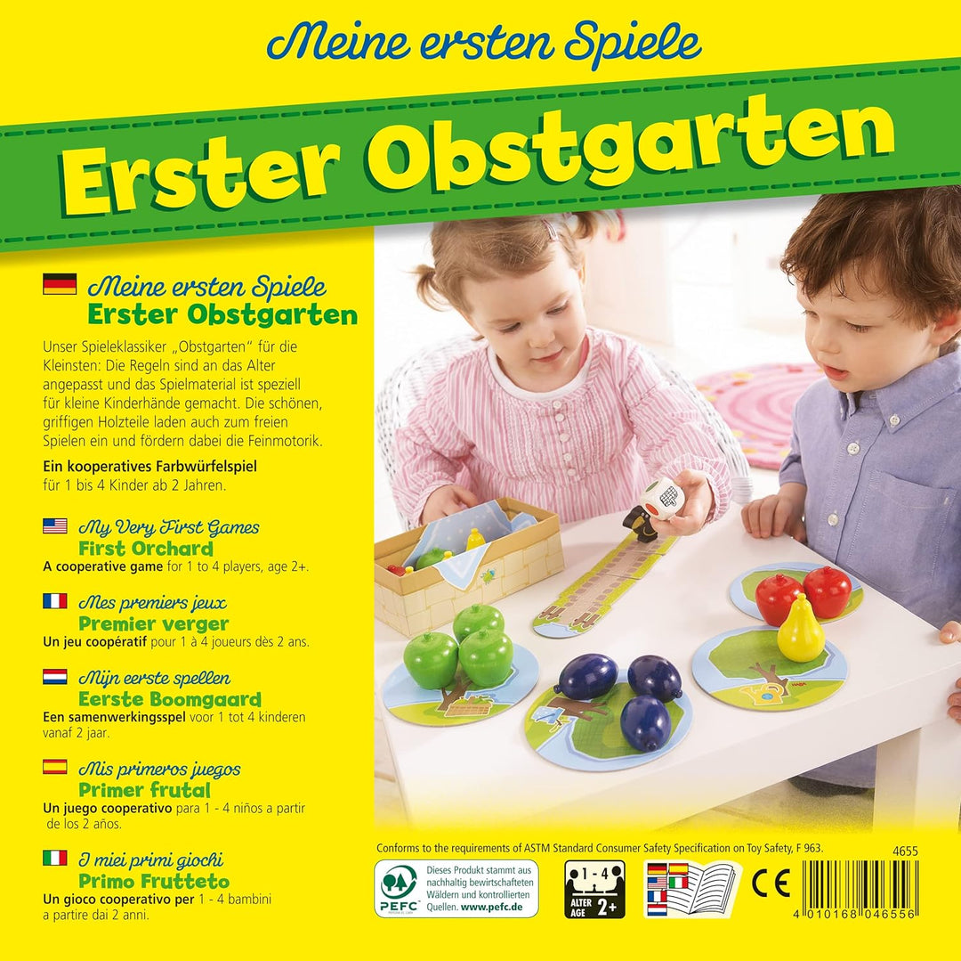 HABA 305211 - Meine ersten Spiele – Baustelle & 4655 - Meine ersten Spiele Erster Obstgarten, unterh