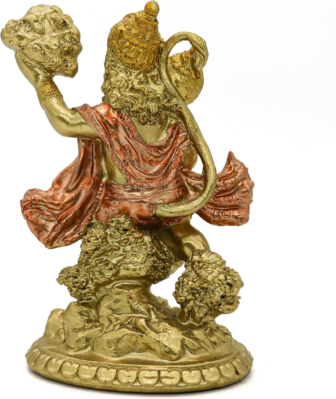 HinduGott fliegende HanumanStatue – kleine indische Idol Hanuman Murti Pooja Skulptur Indien Herrn F