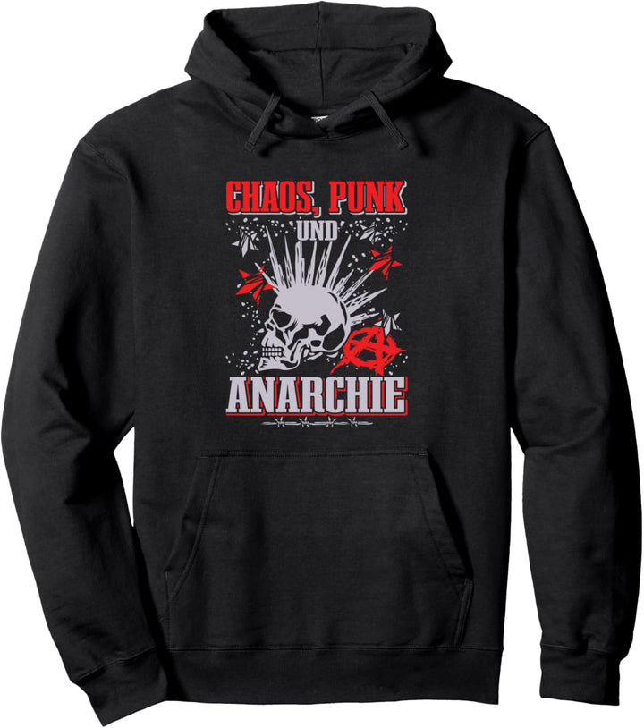 Punk Rock Pogo Anarchie Outfit für Punks + Punk Rocker Punk Pullover Hoodie
