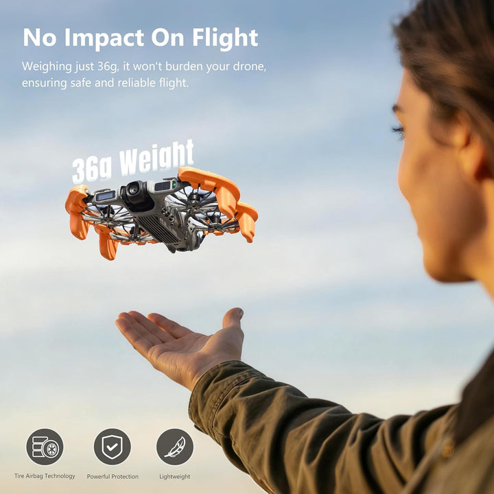 STARTRC Propeller Guard für Dji Neo 2 Zubehör, EVA Propellerschutz Höhe Höhensteigerndes Abdeckung f