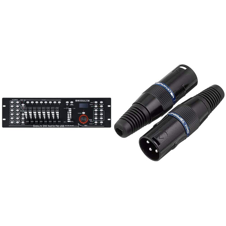 Showlite Master Pro 192 Kanal DMX Controller (zur professionellen Lichtsteuerung, USB Anschluss zur