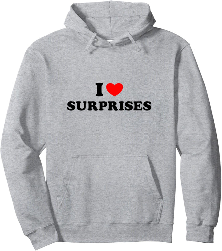 Ich liebe Überraschungen Pullover Hoodie