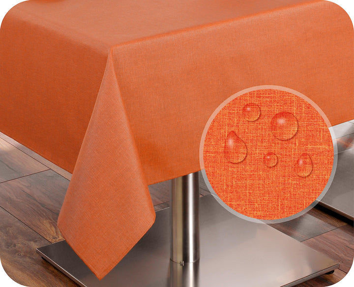 BEAUTEX Tischdecke Tischläufer Leinen Struktur, abwischbar schmutzabweisend, Baumwolle, Farbe und Gr