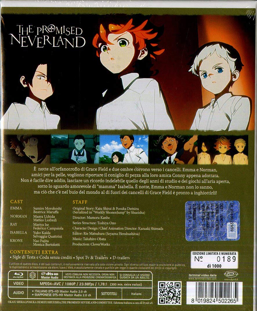 Promised Neverland (The) - Limited Edition Box (Eps 01-12) (3 Blu-Ray) (1 BLU-RAY), Blu-ray