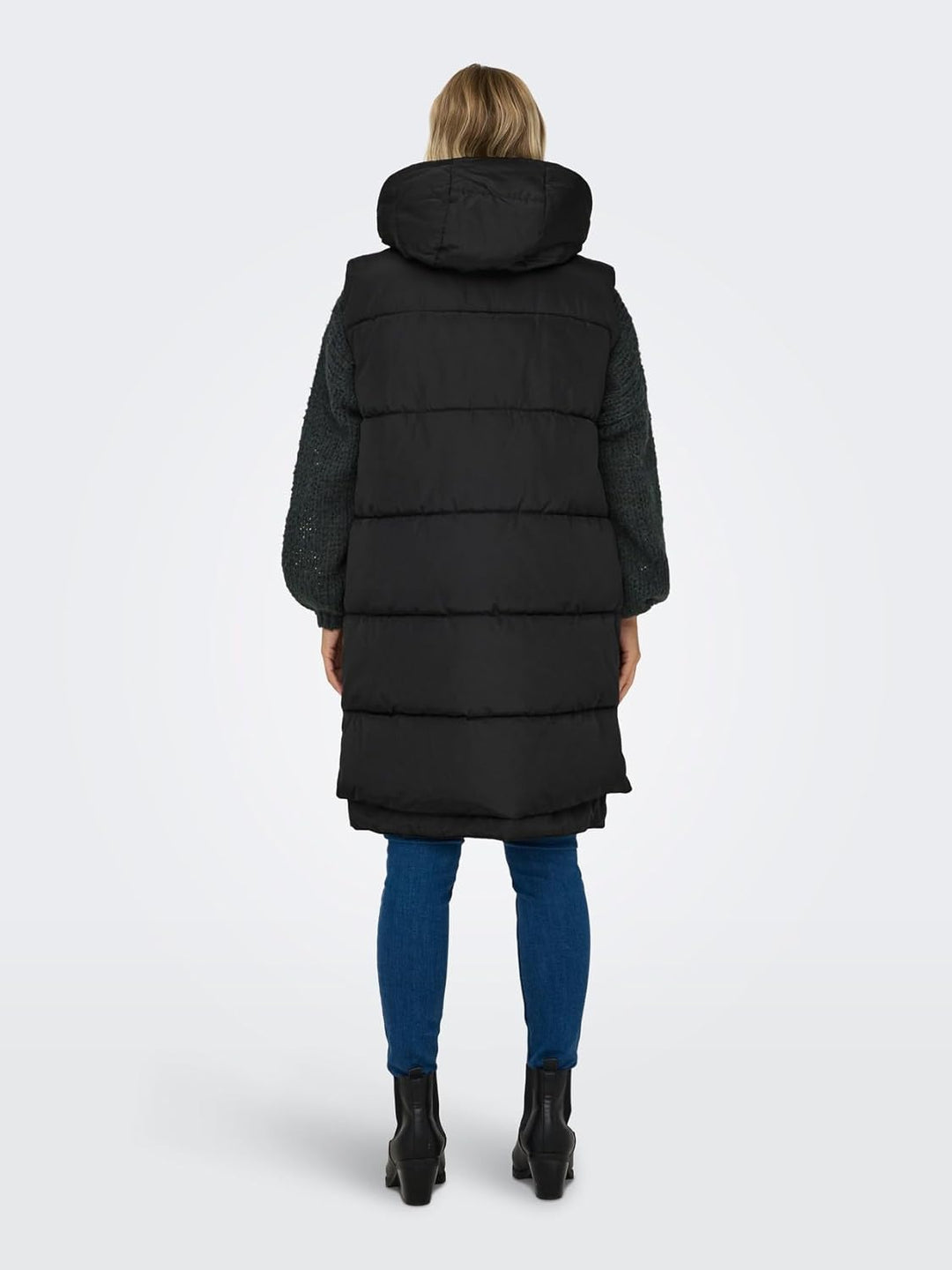 ONLY Damen Onlnewnora Puffer Waistcoat Life Cc Otw Pufferweste S Schwarz, S Schwarz