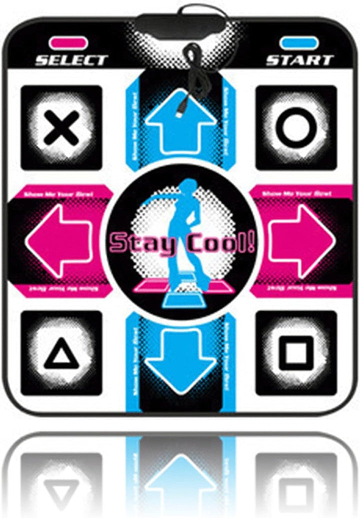 VBESTLIFE Dance Mat, Wii Tanzmatte, strapazierfähige Tanz Steppe,Dance Mat Pad Dancer Blanket mit US