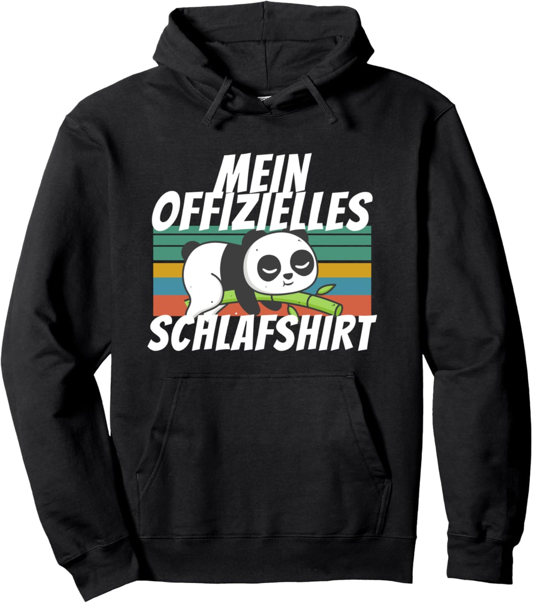 Mein Offizielles Schlafshirt - Panda Bär Pullover Hoodie