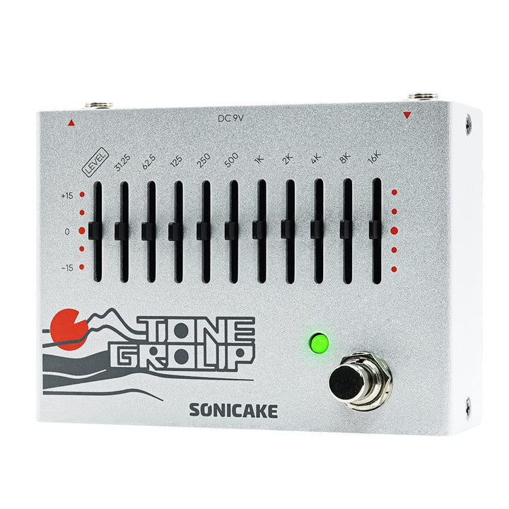 SONICAKE EQ Equalizer Gitarren Effektpedal 10-Band Tone Group, EQ Equalizer