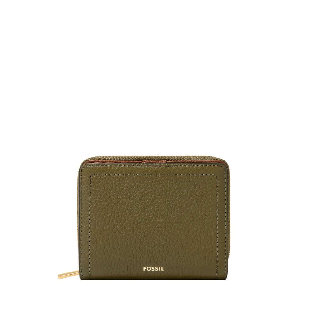 FOSSIL Damen Logan Card Case 10.16 cm L x 1.91 cm W x 7.62 cm H Grün, 10.16 cm L x 1.91 cm W x 7.62