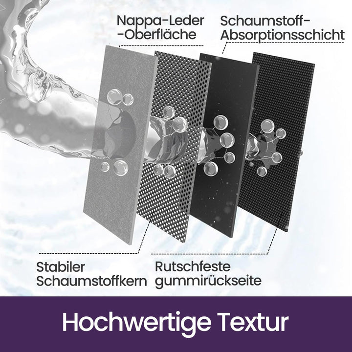 DEXI Badematte rutschfest 43 x 110 cm, Super Absorbierende Badezimmerteppich, schnelltrocknende Badv
