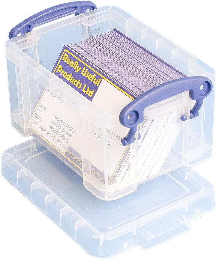 Really Useful Aufbewahrungsbox 0,3 Liter klar (10 Stück) 0.3 Litre, 0.3 Litre