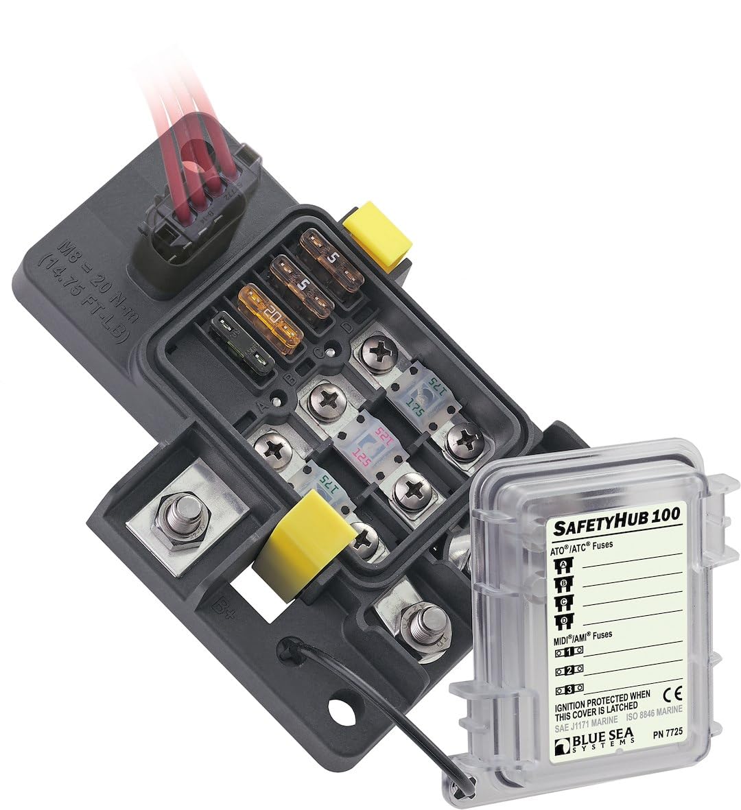 Blue Sea Systems Sicherungsblock 100 RBS 7725