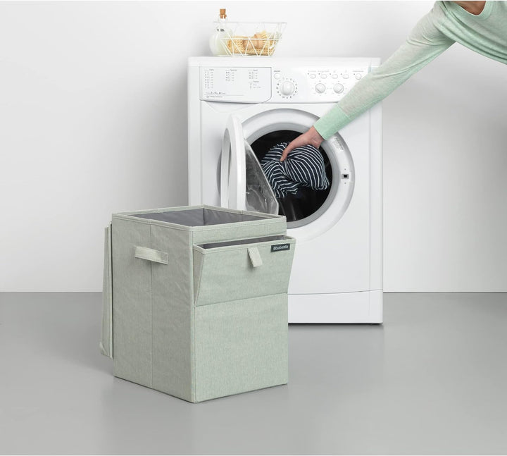 Brabantia - Wäschebox Stapelbar - Wäschekorb - Leicht zu befüllen und zu entleeren - Grosses Volumen
