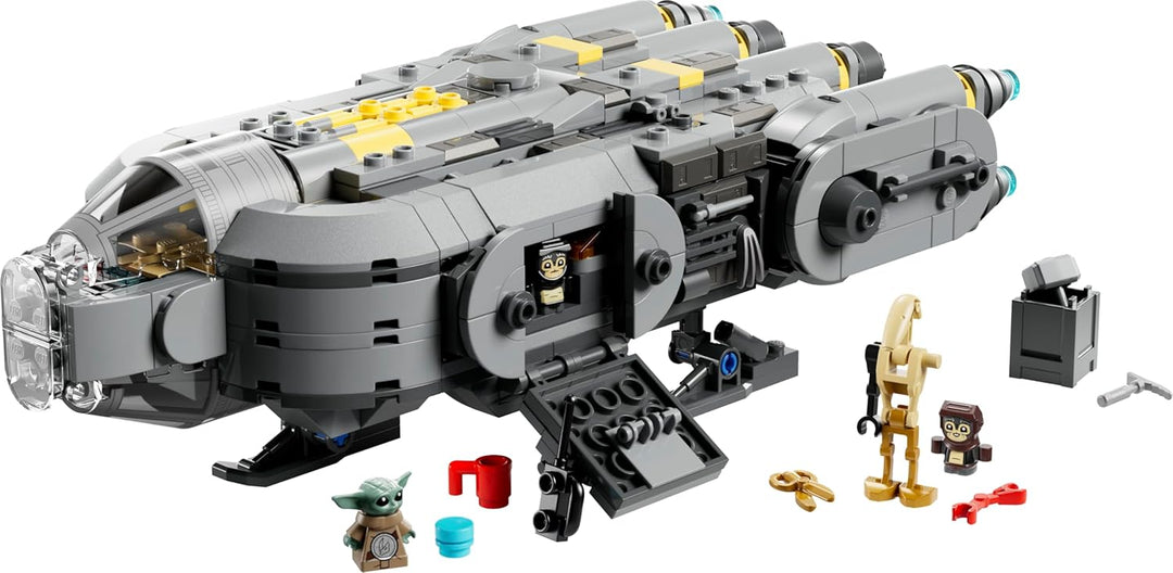 LEGO Star Wars 75445 Sternenschiff der Anzellaner - Spielet mit 3 Figuren & Einer Droiden Werkstatt