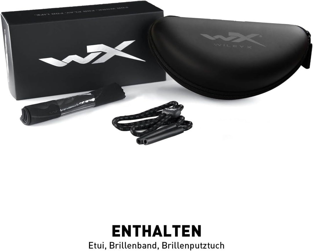 Wiley X | WX PEAK | Sonnenbrille Herren | Sonnenbrille Verspiegelt | Ideal bei Outdoor-Aktivitäten |