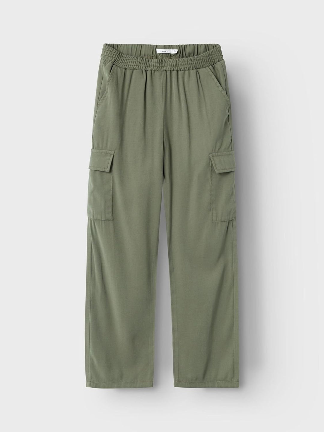 NAME IT Girl Cargohose Straight Fit 116 Deep Lichen Green, 116 Deep Lichen Green