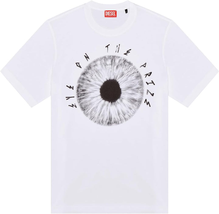 Diesel Herren T-Shirt XXS 100-0 Catm, XXS 100-0 Catm