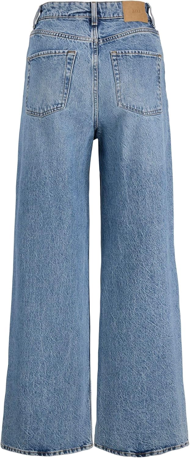 JJXX Female Wide fit Jeans JXTOKYO Wide HW CR6013 LN 24W / 30L Light Blue Denim, 24W / 30L Light Blu
