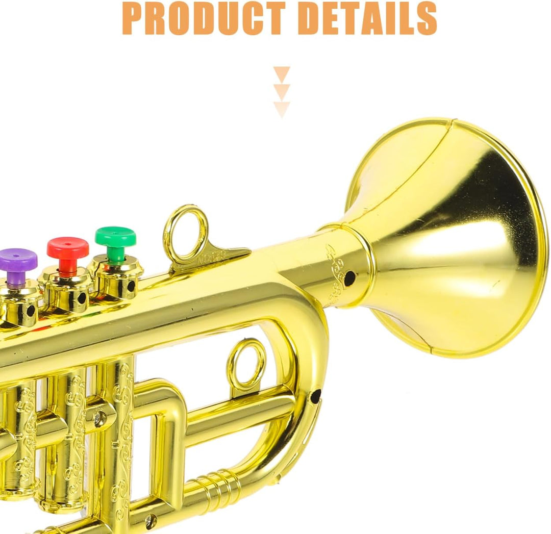 TOYANDONA 1 x Kinder-Trompete, Trompete, Spielzeug, Trompete, Spielzeug, Trompete, Spielzeug, Trompe