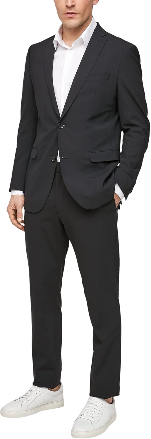 s.Oliver Slim Fit: Sakko mit Hyperstretch 40 Schwarz, 40 Schwarz