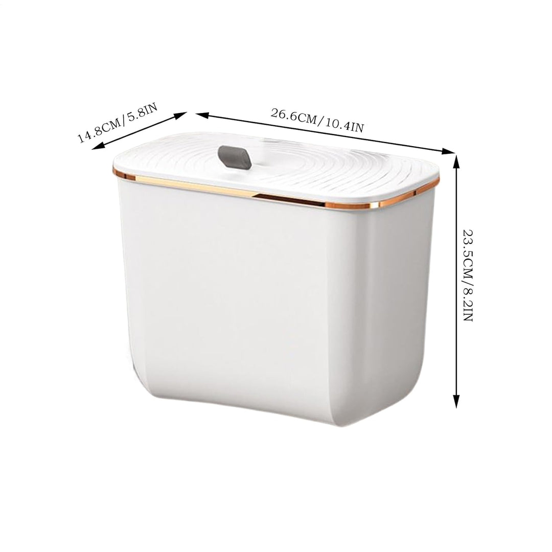 7L Küchenmülleimer mit Deckel, hängende Küche Abfalleimer, wasserdicht Kompostbehälter, Komposteimer