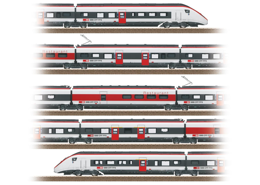 Trix H0 25810 H0 Hochgeschwindigkeits-Triebzug Rabe 501 Giruno der SBB