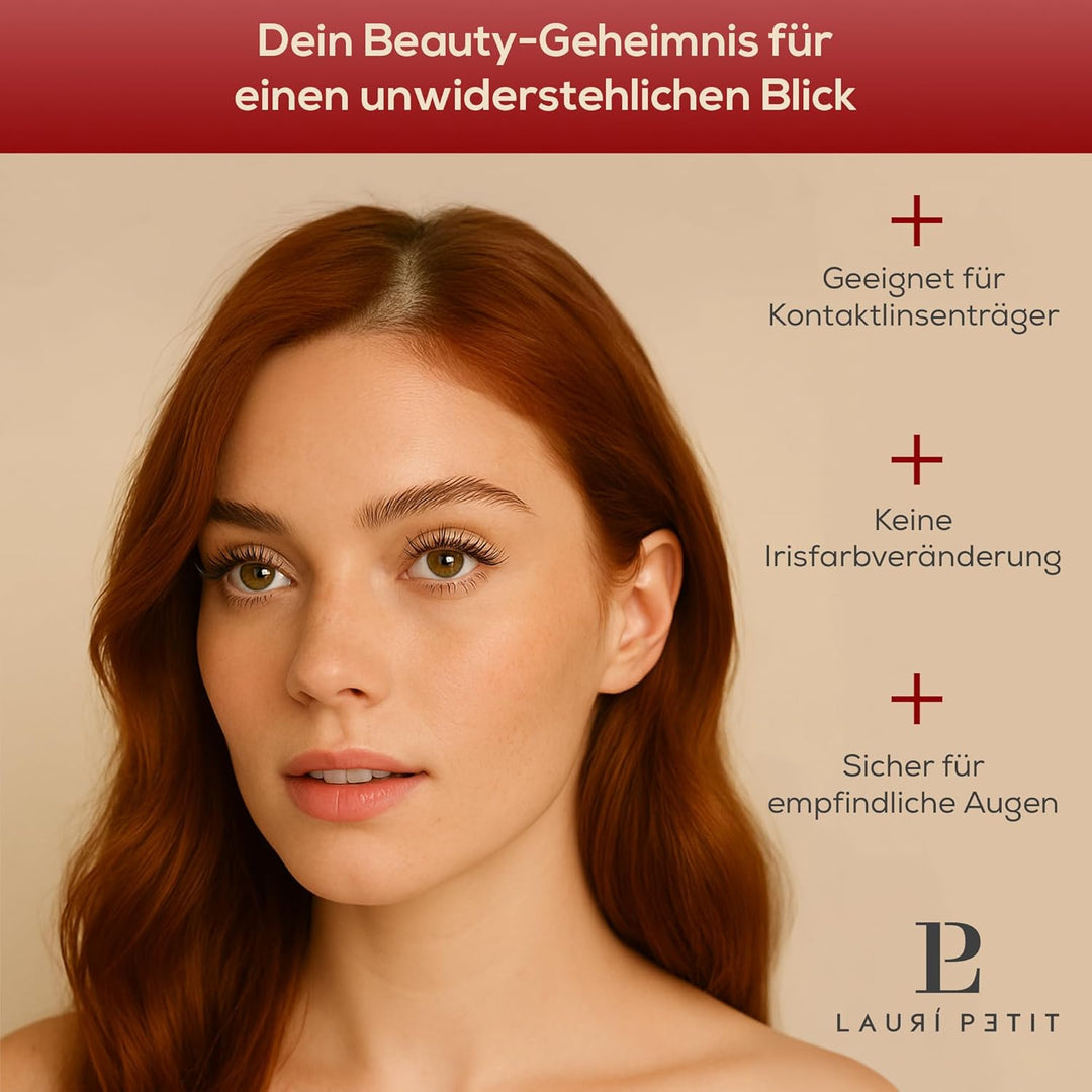 Wimpernserum ohne Hormone – Augenbrauen und Wimpern Serum Booster für starkes Wachstum von Wimpern &