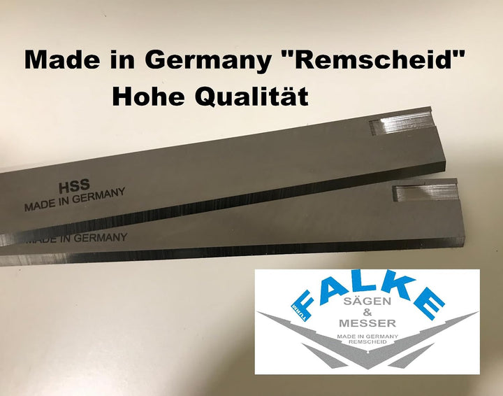 3 Stück Metabo Elektra Beckum HSS Hobelmesser HC 410 410x25x3mm 2 Einstellnuten