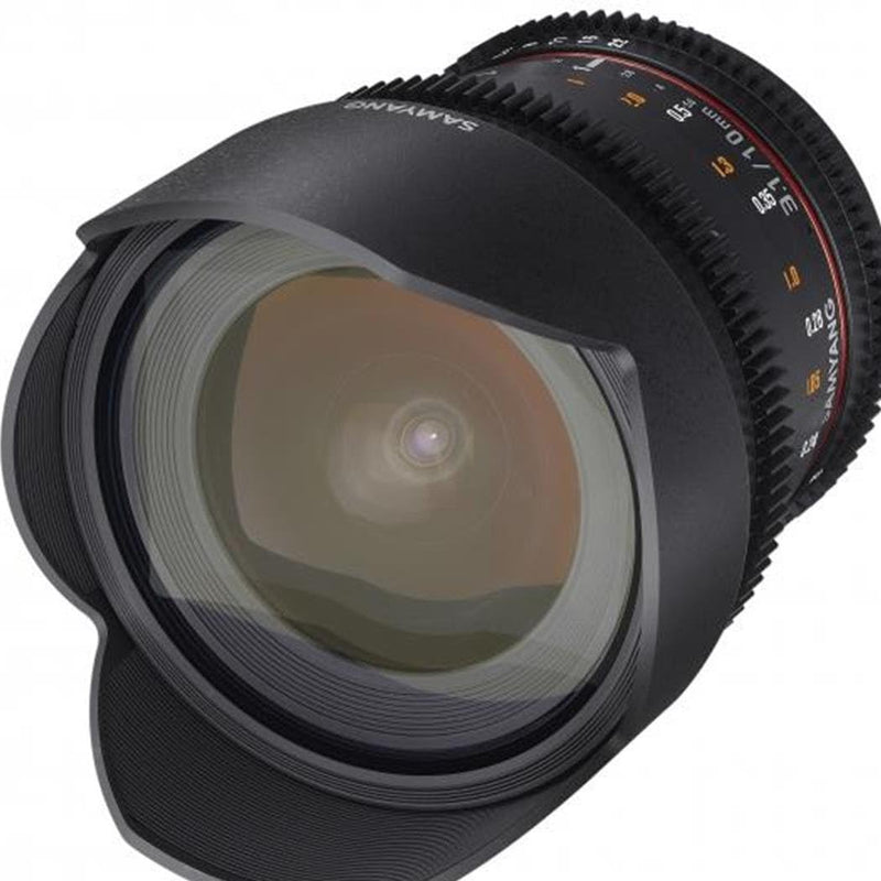 SAMYANG 13010T3.1SE 10 mm T3.1 VDSLR ED AS NCS CS II Objektiv für Anschluss Sony E-Mount schwarz, So