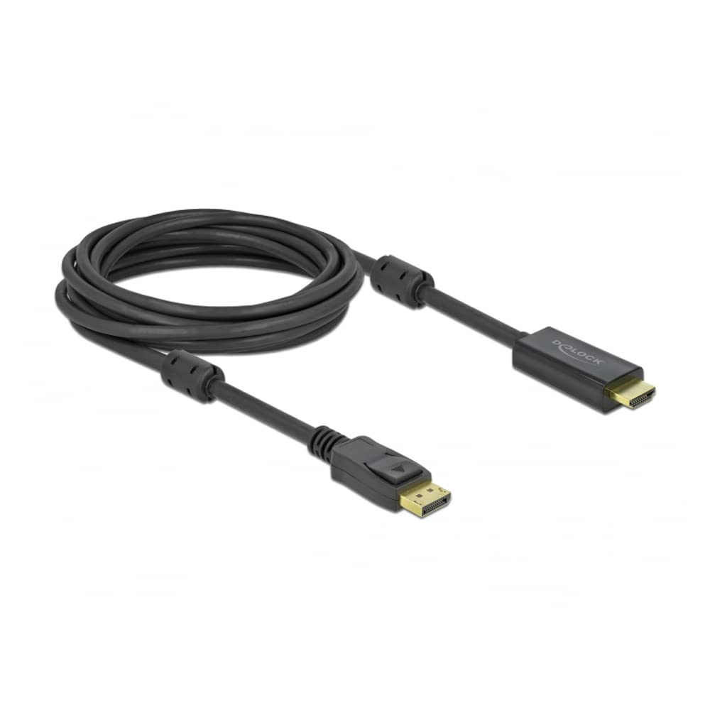 Delock Aktives DisplayPort 1.2 zu HDMI Kabel 4K 60 Hz 5 m