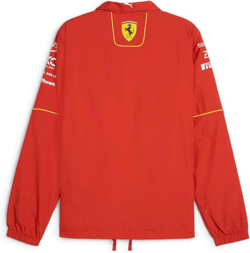 PUMA Scuderia Ferrari F1 Herren 2024 Team Coach-Jacke 3XL Brennt rot, 3XL Brennt rot