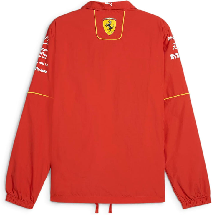 PUMA Scuderia Ferrari F1 Herren 2024 Team Coach-Jacke M Brennt rot, M Brennt rot