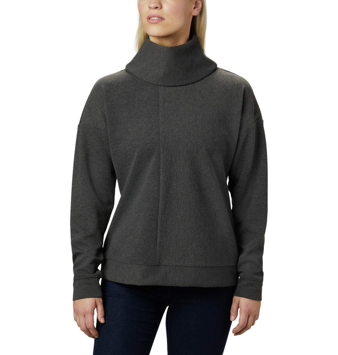 Columbia Damen Firwood Ottoman Pullover Firwood Ottoman Pullover XL Shark Heather, XL Shark Heather