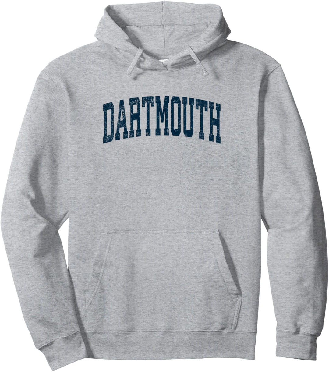 Dartmouth Massachusetts MA Athletic Sports Desi im Vintage-Stil, marineblau Pullover Hoodie