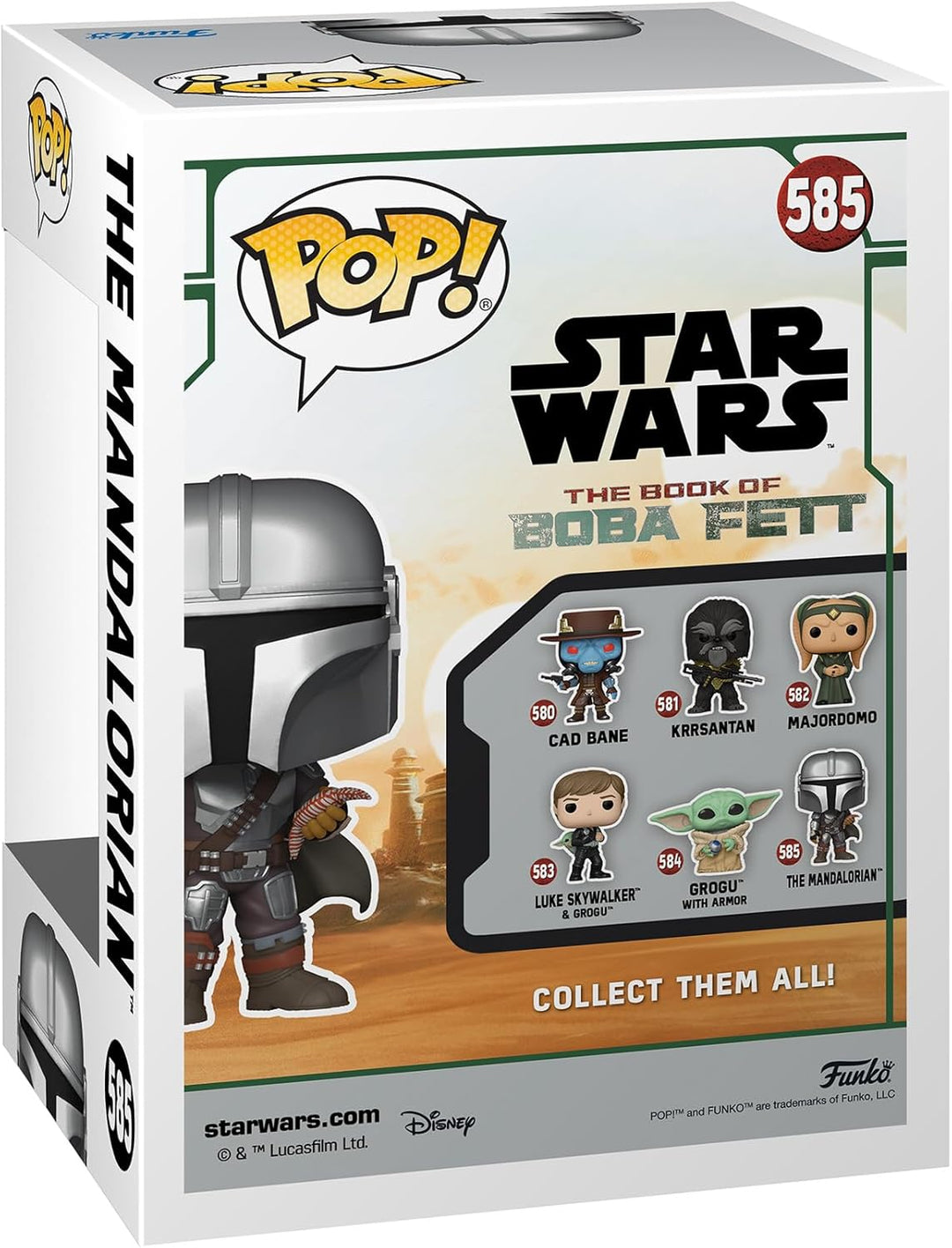 Funko Pop! Star Wars: BoBF - The Mandalorian - Mando mit Pouch - Star Wars: The Book of Boba Fett -