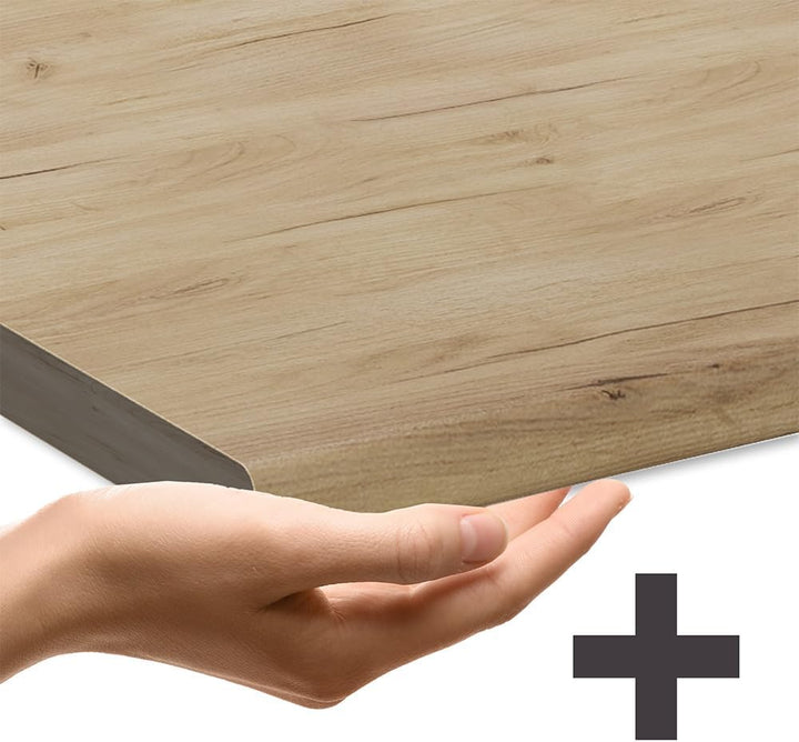 Vicco Apothekerschrank Fame-Line, Anthrazit-Gold/Goldkraft Eiche, 30 cm, AP Eiche Anthrazit-gold Apo