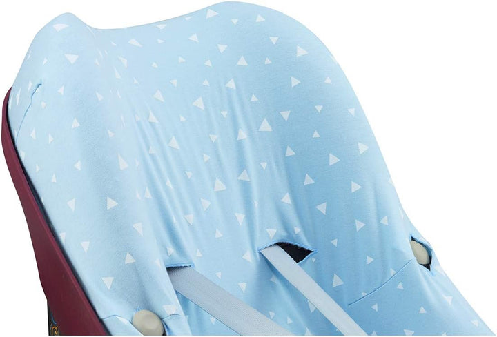 JYOKO Kids Baumwollbezug für Autositz kompatibel mit Pebble Maxi Cosi, Bebe Confort (Blue Sparkles),