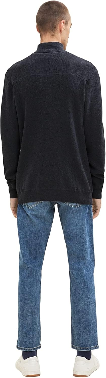 TOM TAILOR Herren 1033684 Basic Rollkragenpullover 3XL 10304 - Blue Grey, 3XL 10304 - Blue Grey