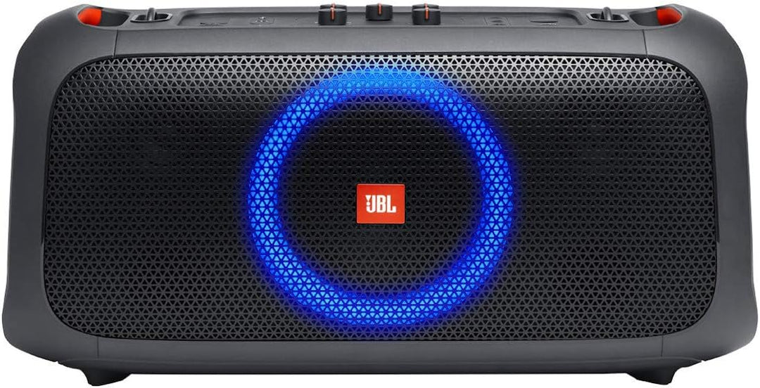 BL PartyBox On-The-Go Tragbarer Karaoke-Party-Lautsprecher mit kabellosem Mikrofon, 100 W Ausgangsle